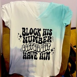 Block his number & let lil ugly have him with a list and little tie dye.